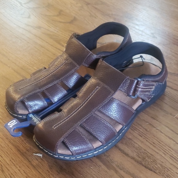 dr scholl's leather sandals